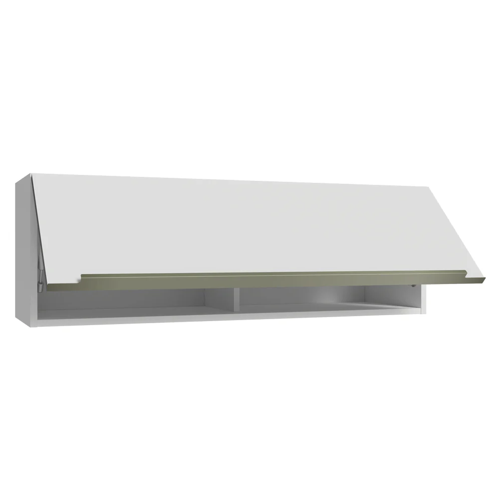 Alacena 100 cm 1 Puerta Rebatible Blanco aterciopelado Lux Madesa - Image 5