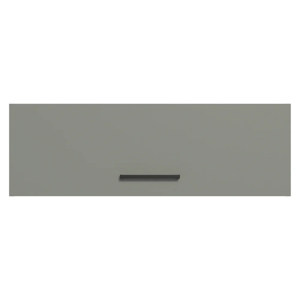 Alacena 100 cm 1 Puerta Rebatible Blanco/Gris Agata Madesa - Image 9