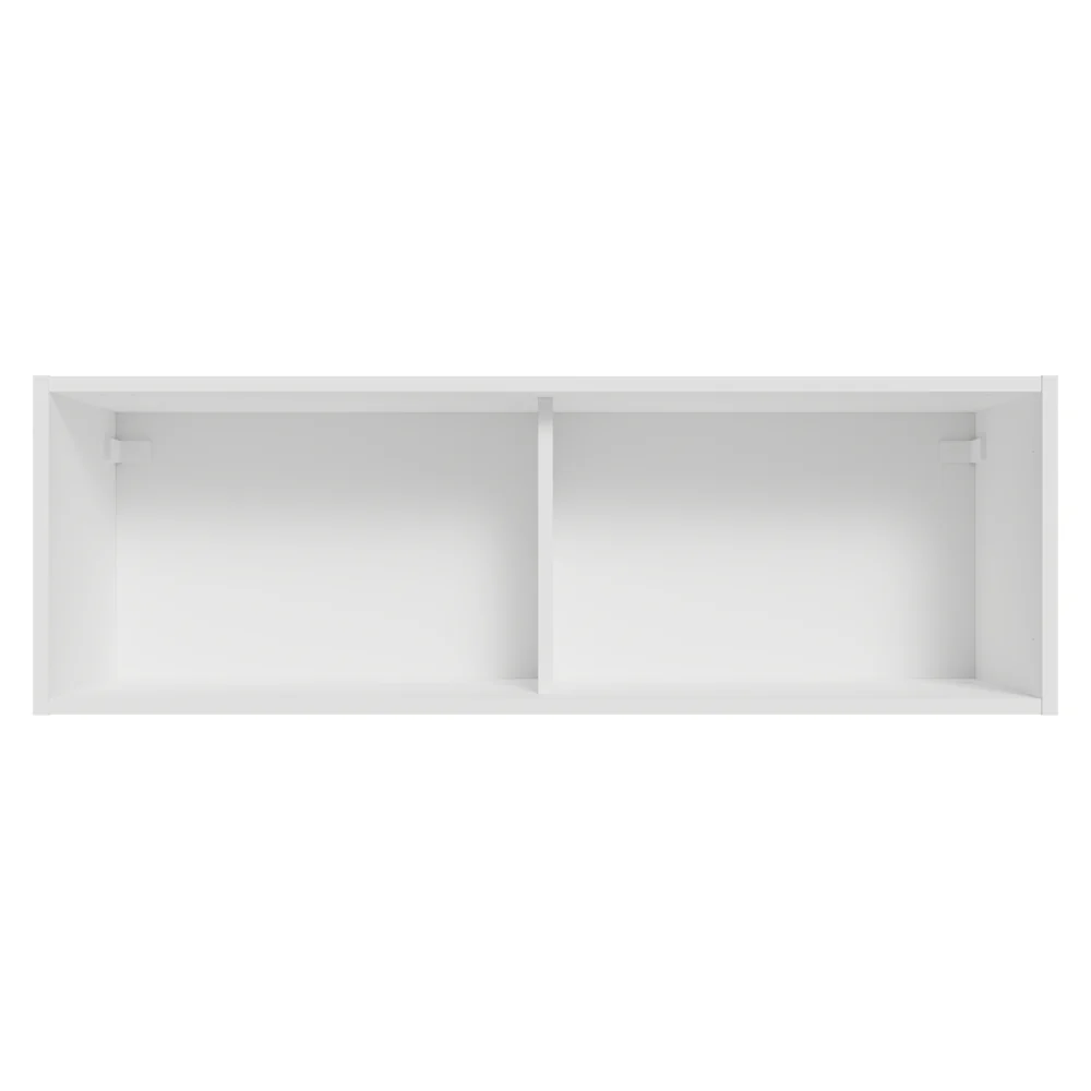 Alacena 100 cm 1 Puerta Rebatible Blanco/Negro Glamy Madesa - Image 10