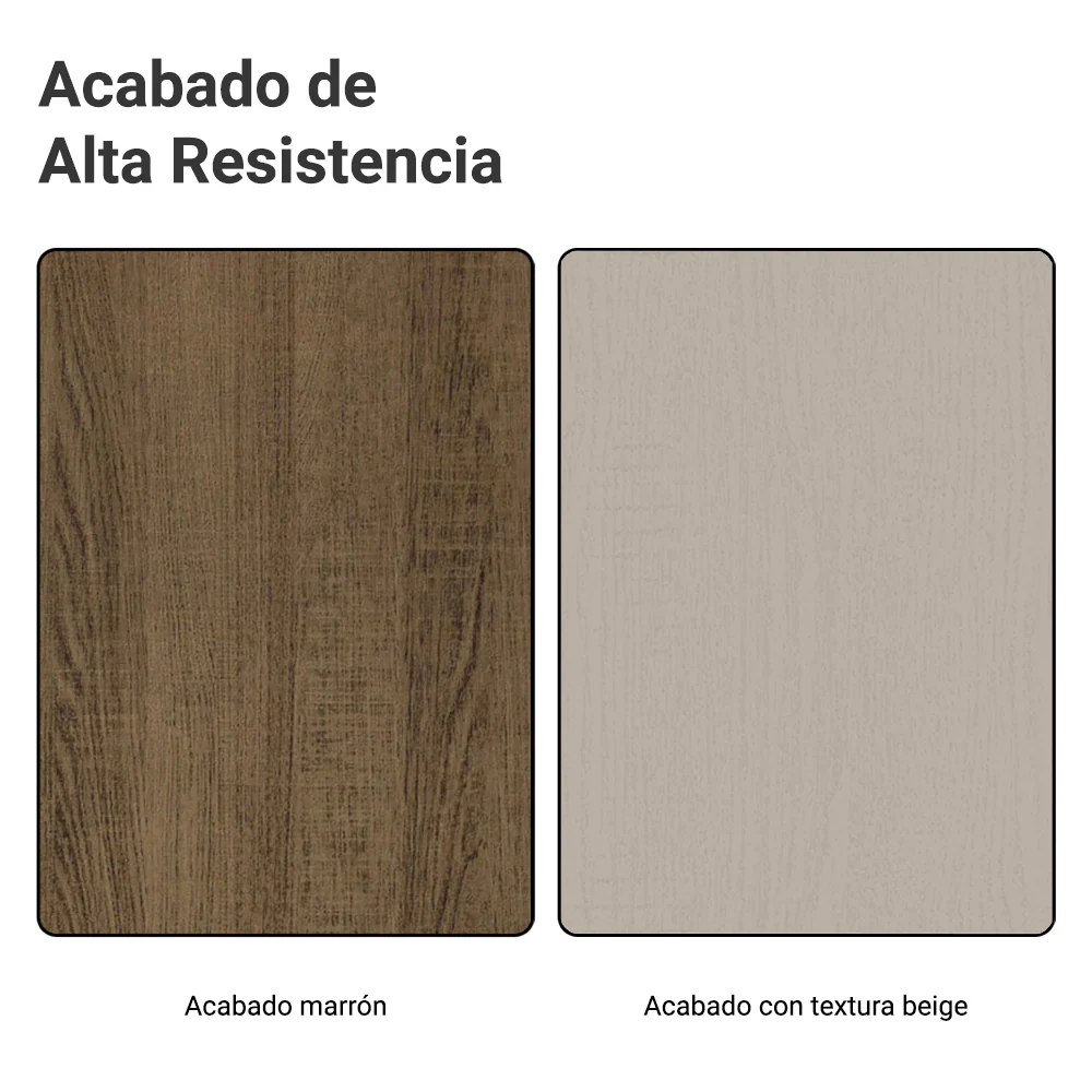 Alacena 100 cm 1 Puerta Rebatible Marrón/Crema Agata Madesa - Image 8