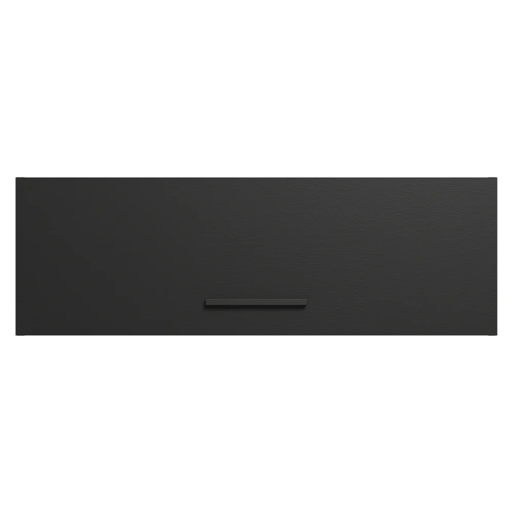 Alacena 100 cm 1 Puerta Rebatible Marrón/Negro Agata Madesa - Image 9
