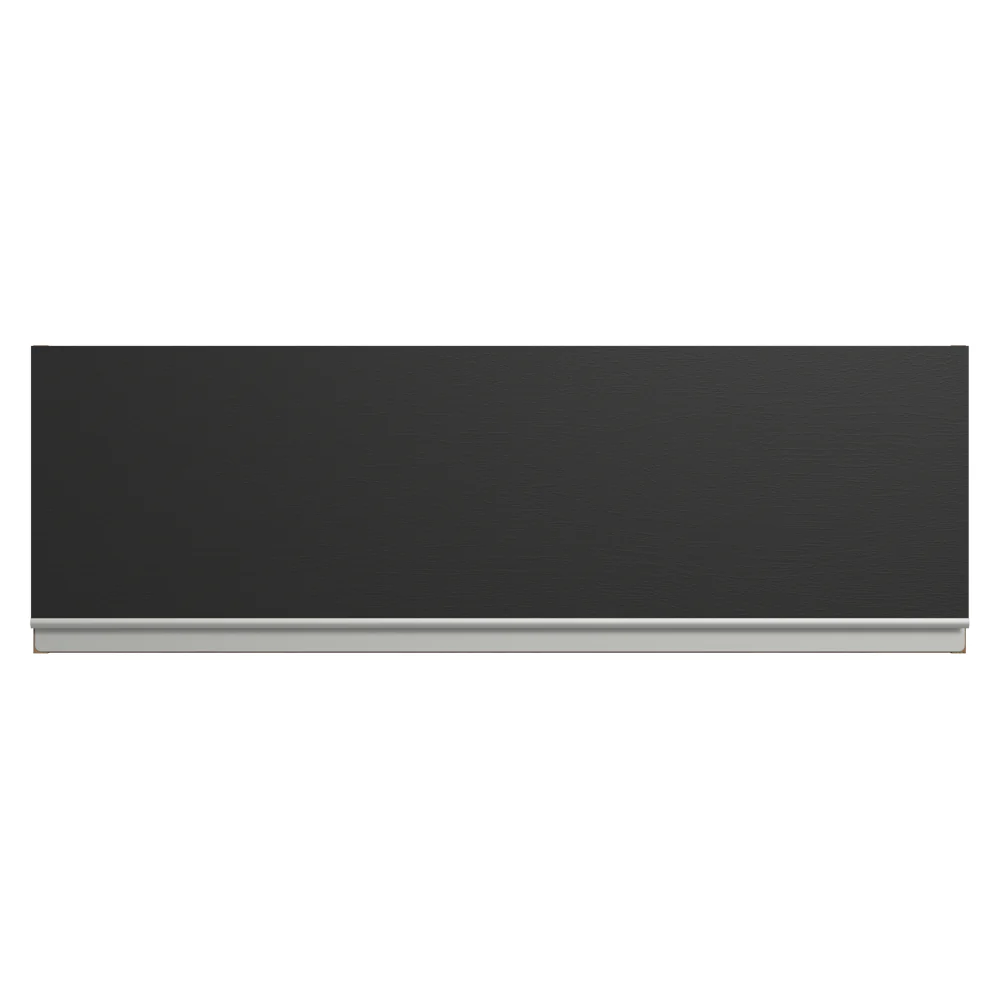 Alacena 100 cm 1 Puerta Rebatible Marrón/Negro Glamy Madesa - Image 9