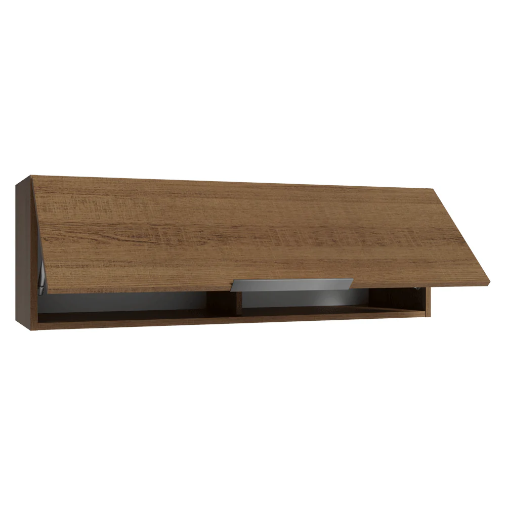 Alacena 100 cm 1 Puerta Rebatible Marrón Stella Madesa - Image 5