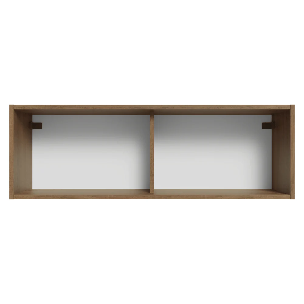 Alacena 100 cm 1 Puerta Stella Marrón/Blanco - Image 9
