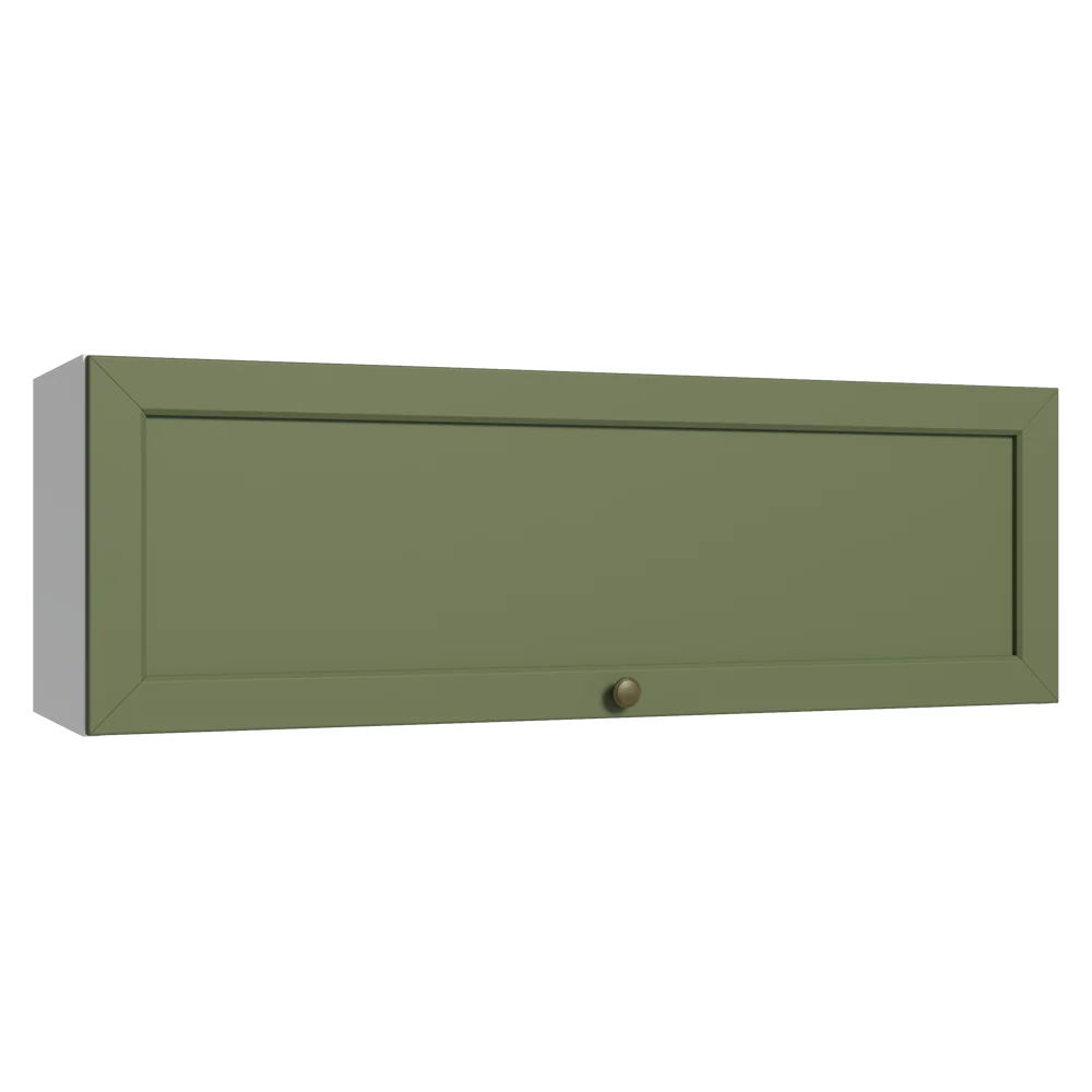 Alacena 100 cm 1 Puerta Vik Blanco/Verde