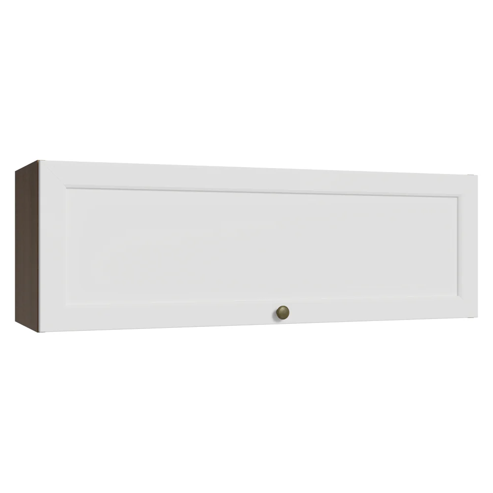 Alacena 100 cm 1 Puerta Vik Marrón/Blanco