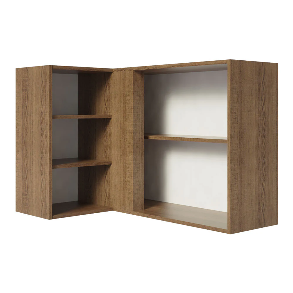 Alacena 102 cm 1 Puerta Agata Marrón/Blanco - Image 7