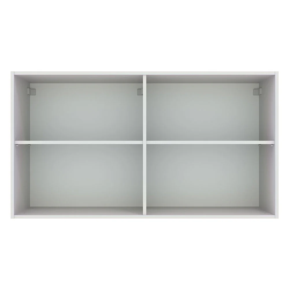 Alacena 120 cm 2 Puertas Agata Blanco/Negro - Image 7