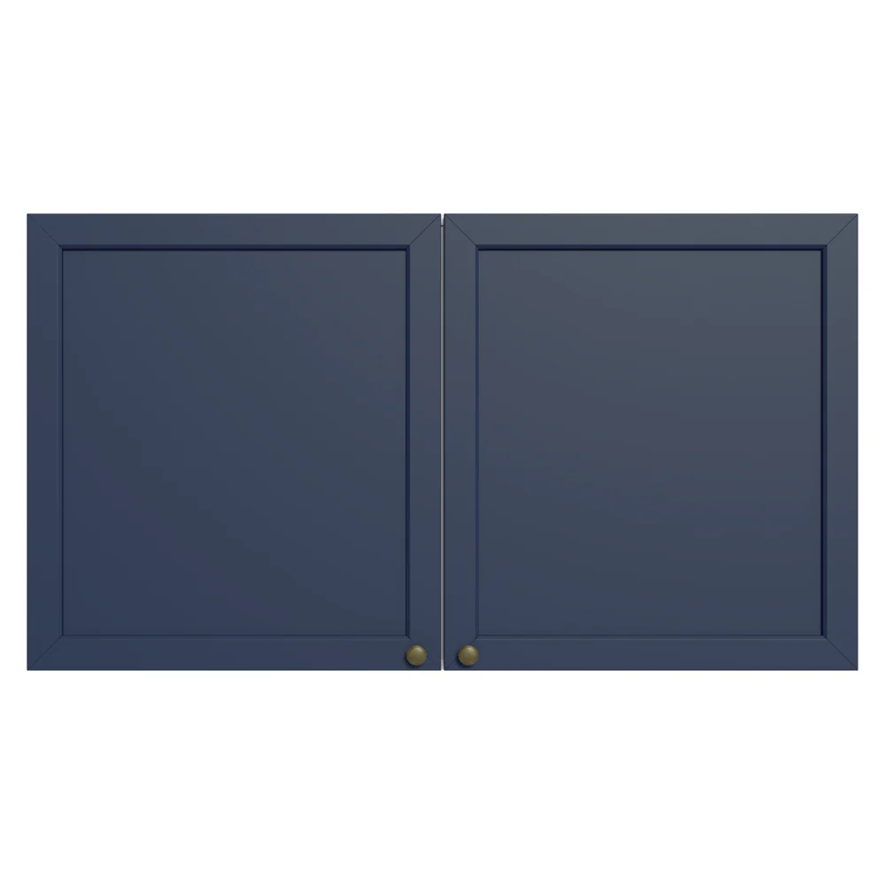 Alacena 120 cm 2 Puertas Blanco/Azul Vik Madesa - Image 10