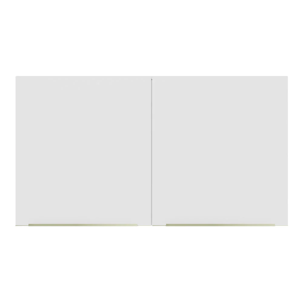 Alacena 120 cm 2 Puertas Lux Blanco/Blanco - Image 7