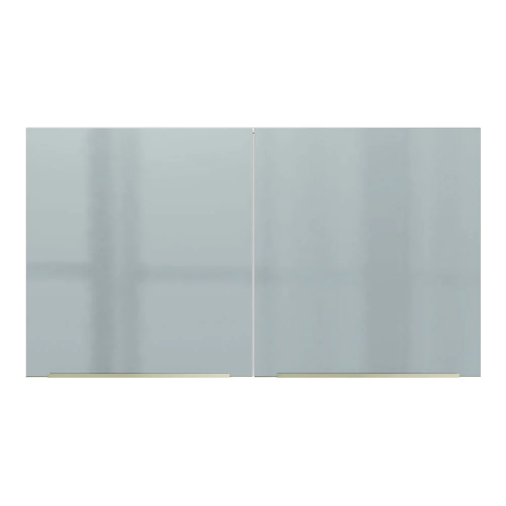 Alacena 120 cm 2 Puertas Lux Blanco/Gris - Image 8