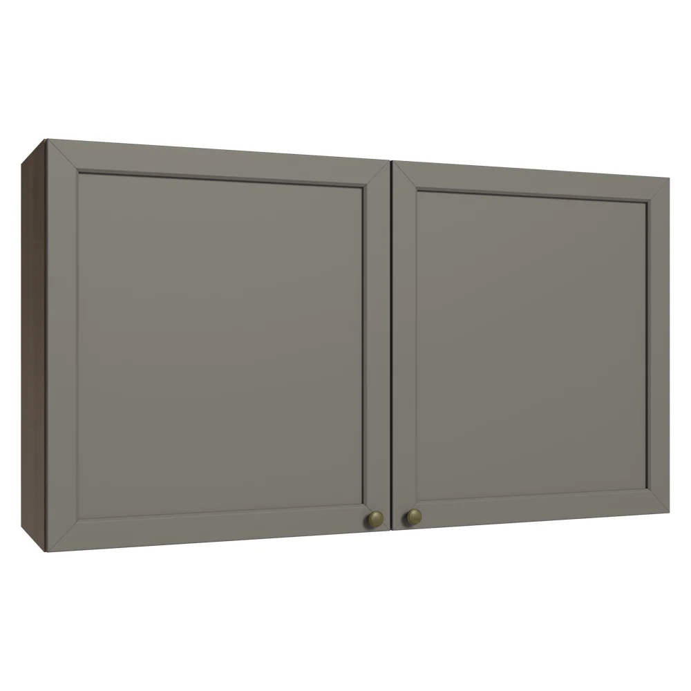 Alacena 120 cm 2 Puertas Marrón/Gris Vik Madesa