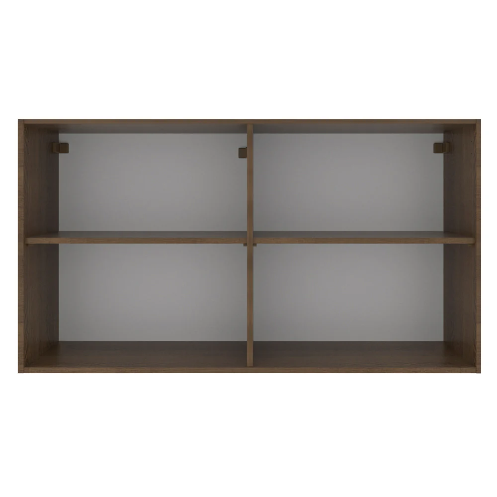 Alacena 120 cm 2 Puertas Stella Marrón/Blanco - Image 7