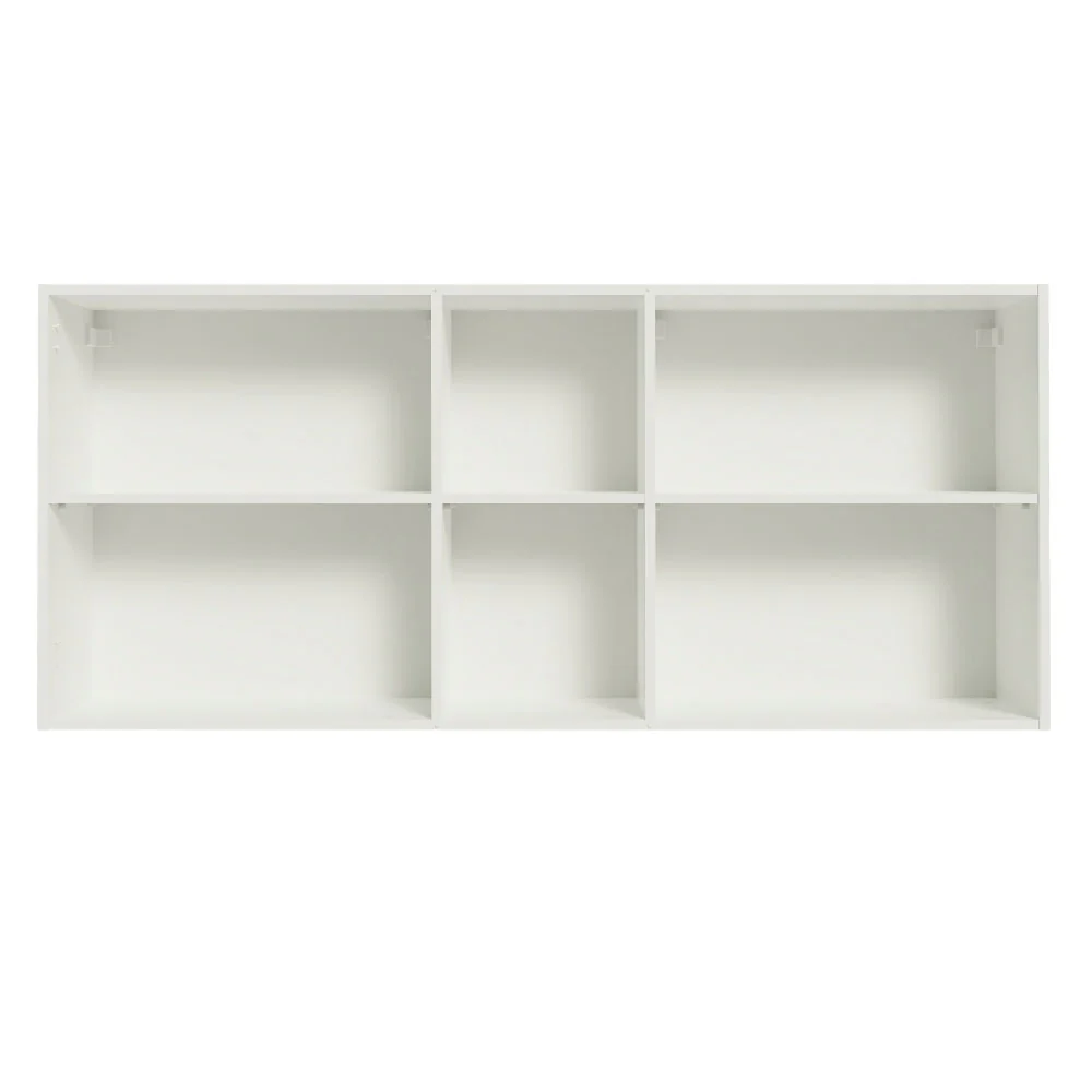 Alacena 150 cm 2 Puertas Agata Blanco/Gris - Image 6