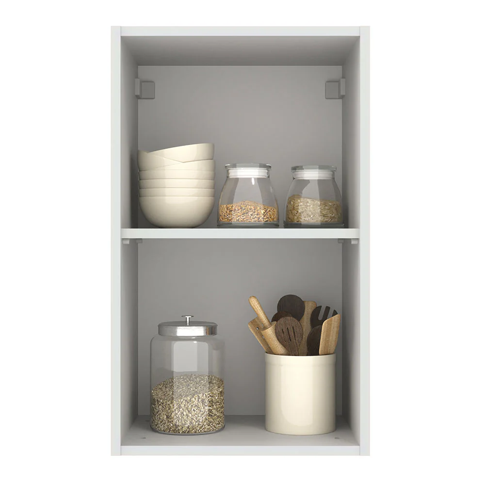 Alacena 40 cm 1 Puerta Agata Blanco/Gris - Image 3