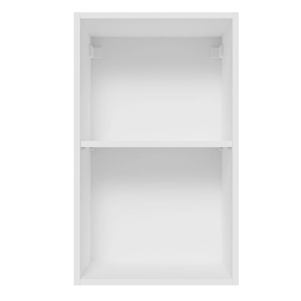 Alacena 40 cm 1 Puerta Glamy Blanco/Marrón - Image 8
