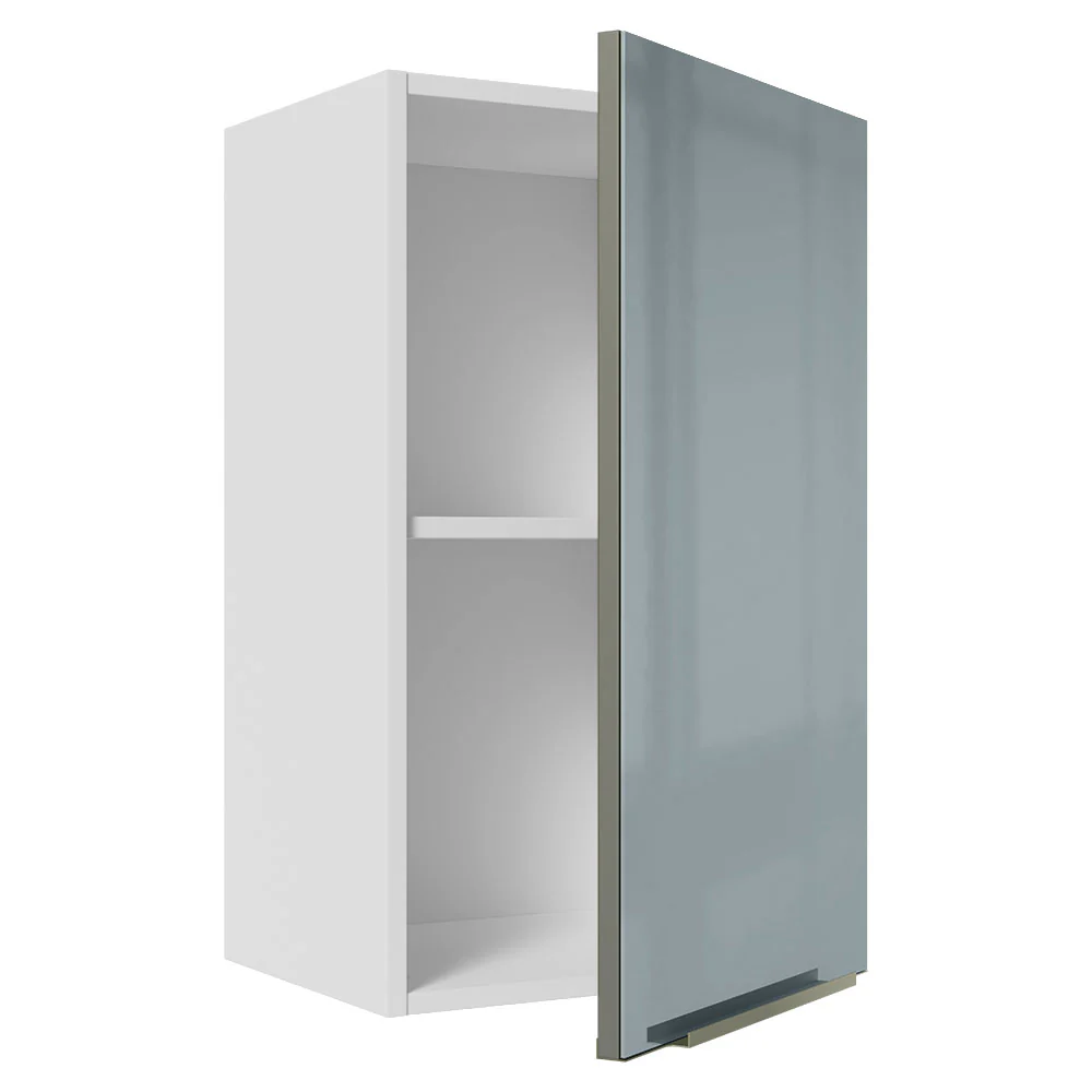 Alacena 40 cm 1 Puerta Lux Blanco/Gris - Image 8