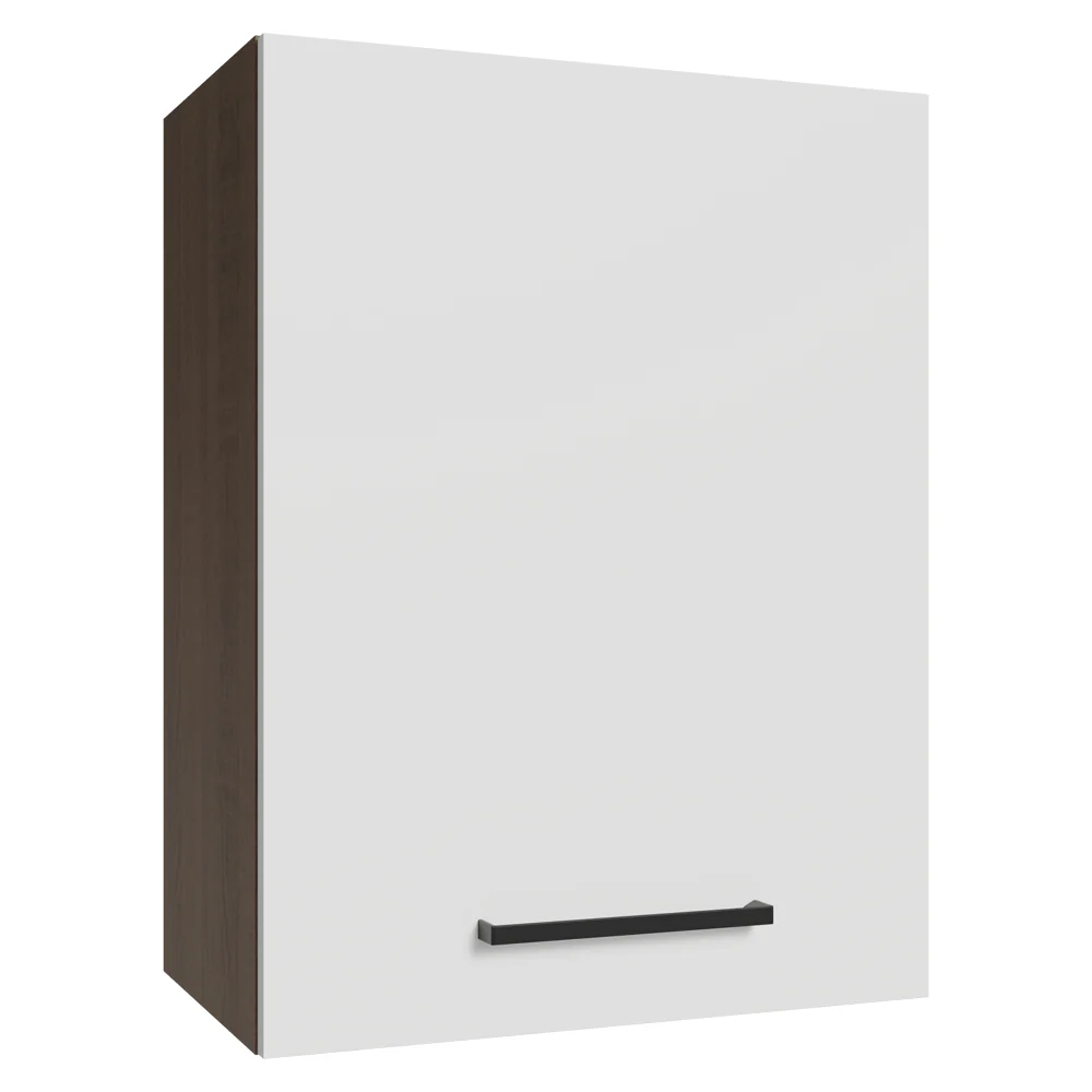 Alacena 50 cm 1 Puerta Agata Marrón/Blanco