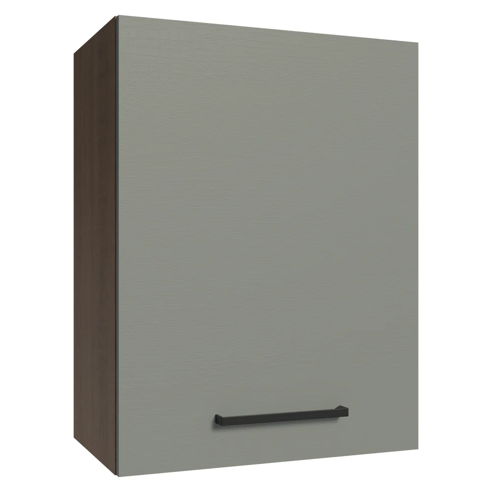 Alacena 50 cm 1 Puerta Agata Marrón/Gris