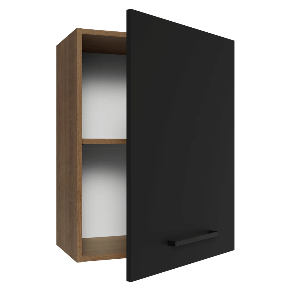 Alacena 50 cm 1 Puerta Agata Marrón/Negro - Image 6