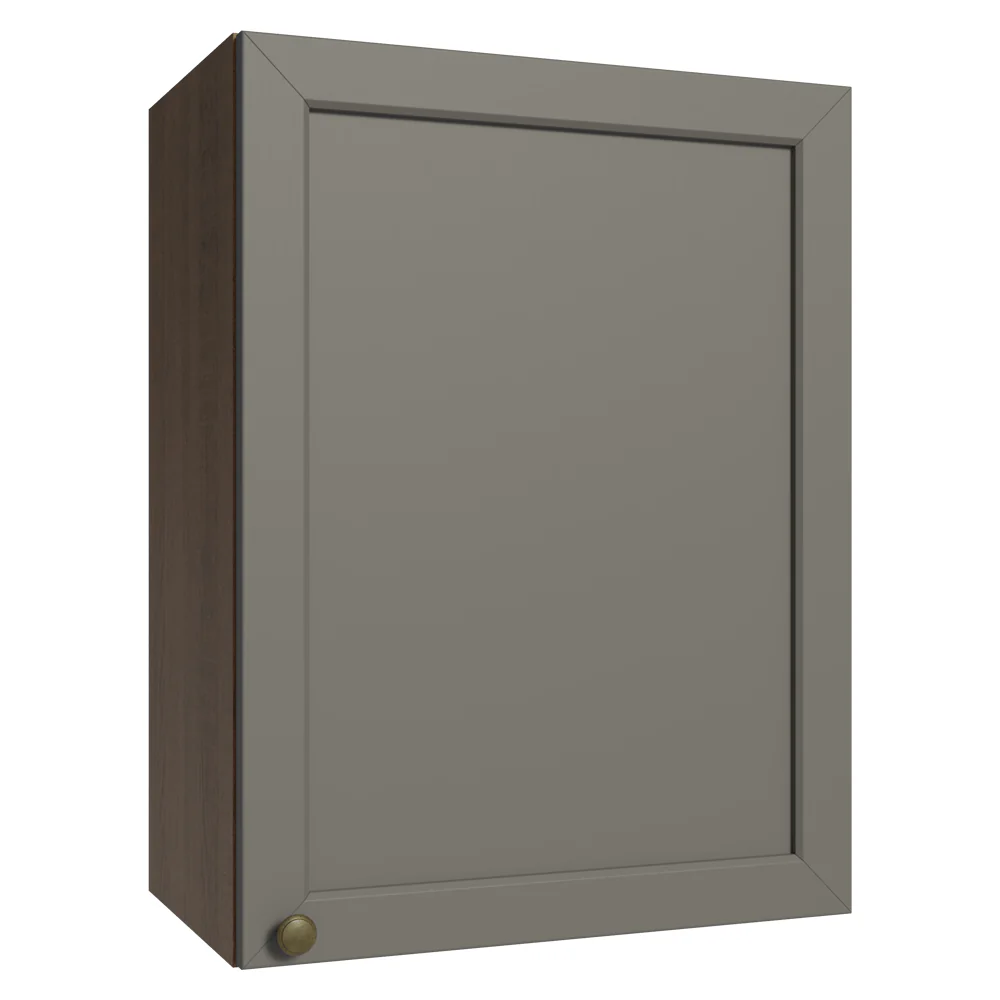 Alacena 50 cm 1 Puerta Vik Marrón/Gris