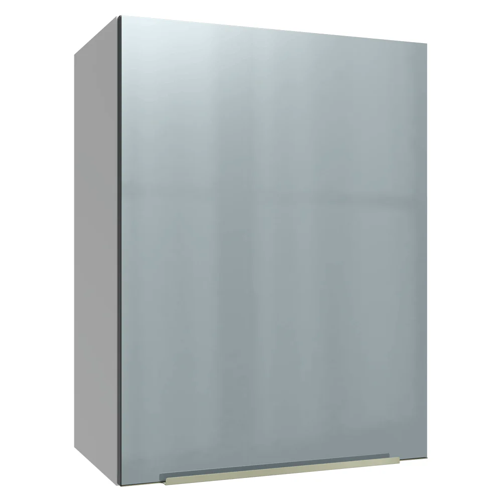 Alacena 50cm 1 Puerta Blanco/Gris Lux Madesa