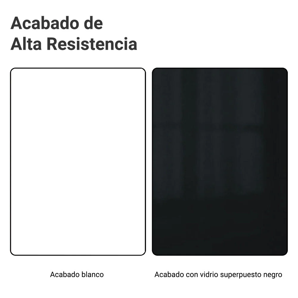 Alacena 50cm 1 Puerta Blanco/Negro Lux Madesa - Image 10