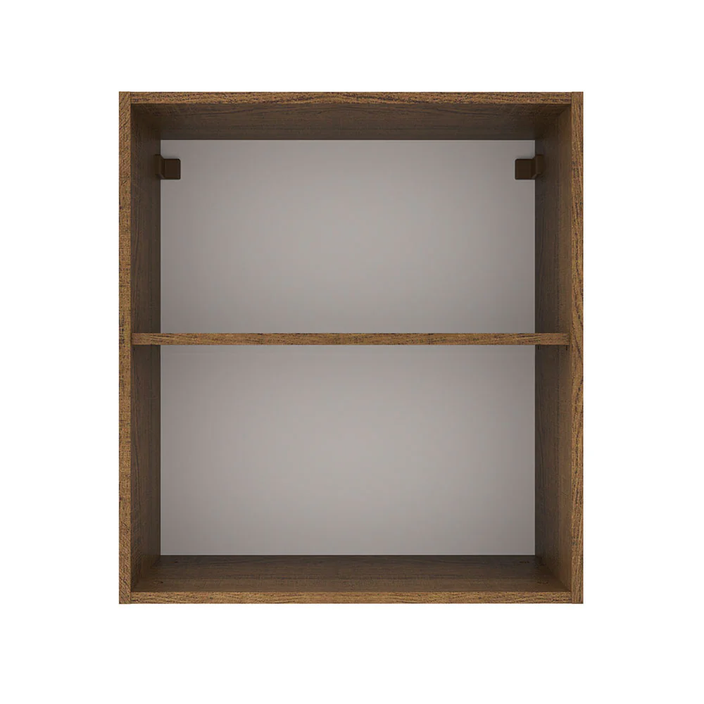 Alacena 60 cm 1 Puerta Agata Marrón/Blanco - Image 7