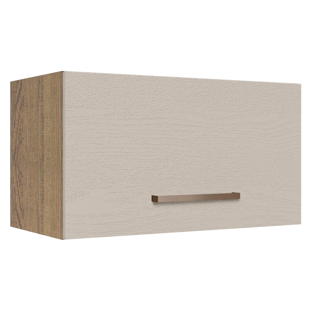 Alacena 60 cm 1 Puerta Agata Marrón/Crema
