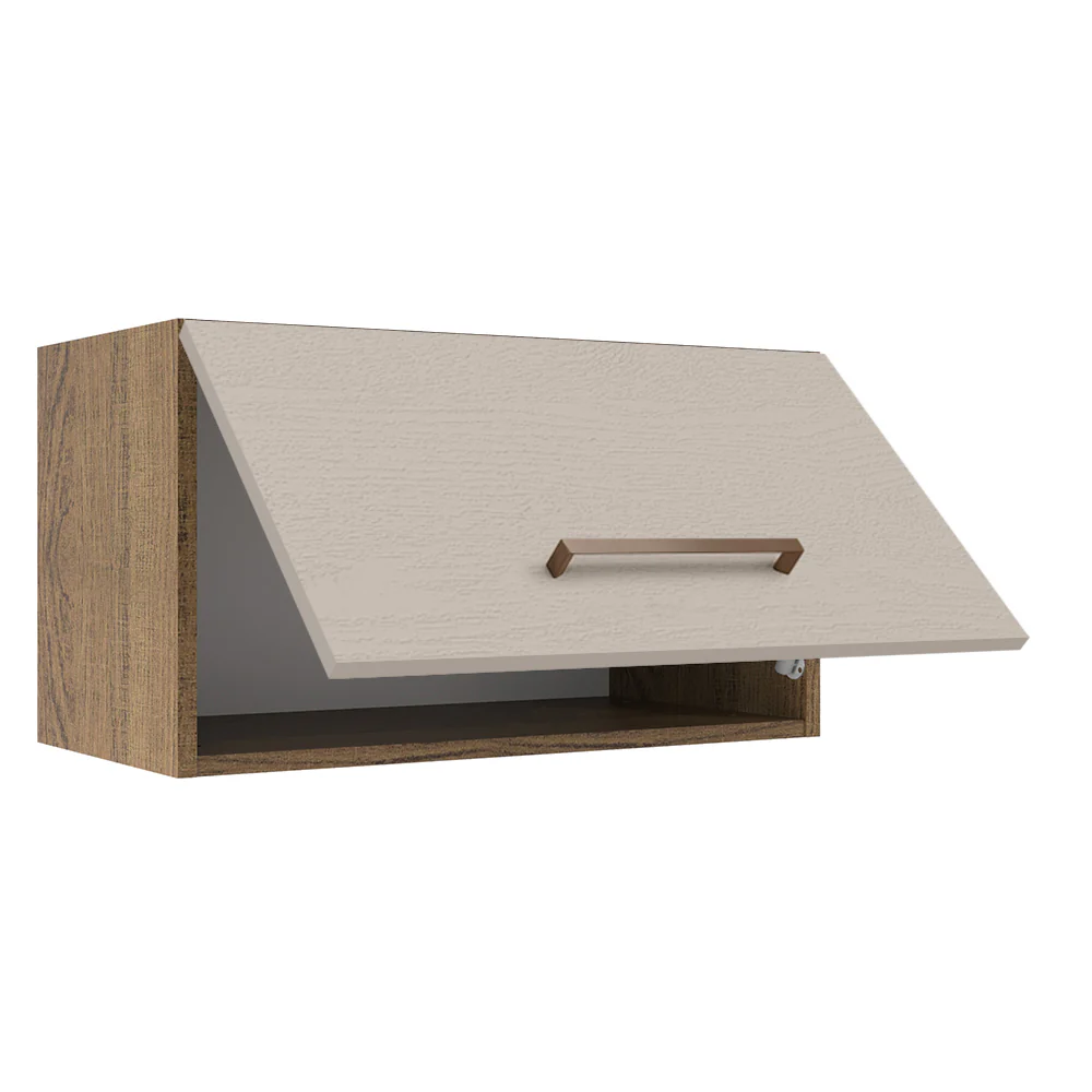 Alacena 60 cm 1 Puerta Agata Marrón/Crema - Image 6