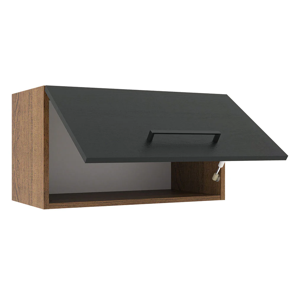 Alacena 60 cm 1 Puerta Agata Marrón/Negro - Image 6
