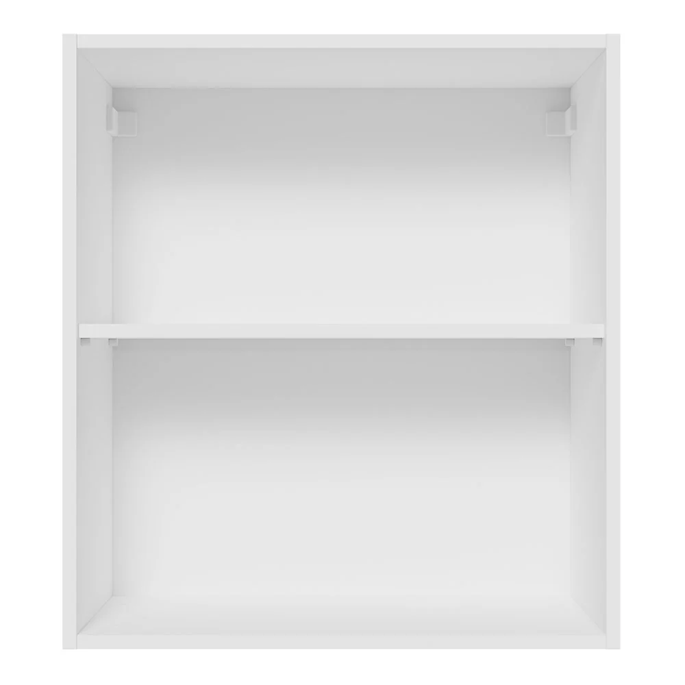 Alacena 60 cm 1 Puerta Glamy Blanco/Marrón - Image 8