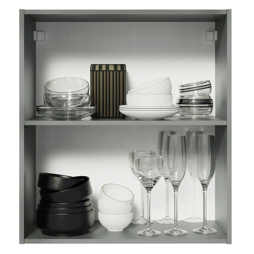 Alacena 60 cm 1 Puerta Nice Gris - Image 4