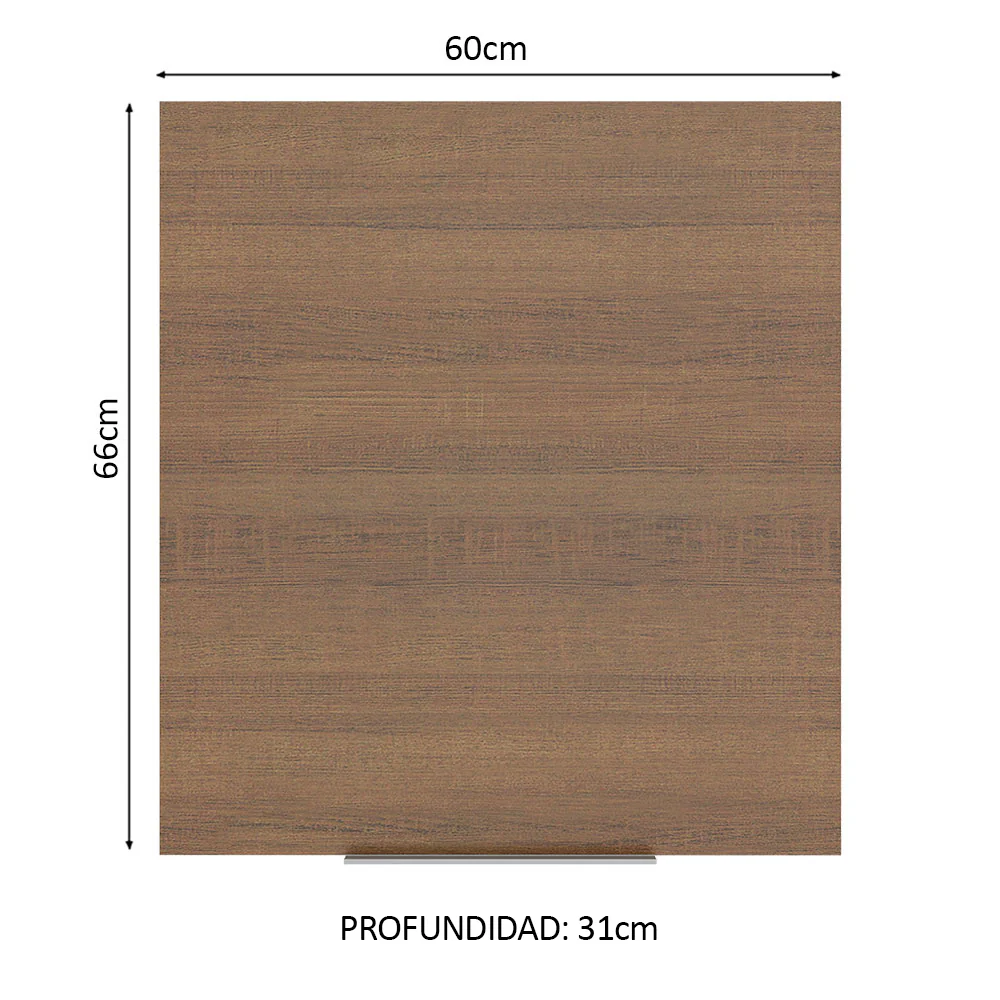 Alacena 60 cm 1 Puerta Stella Marrón - Image 2