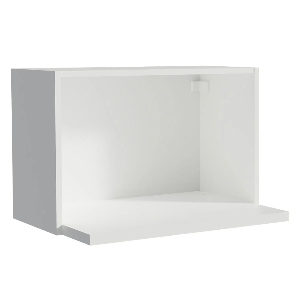 Alacena 60 cm Nicho para Microondas y Horno Blanco - Image 3