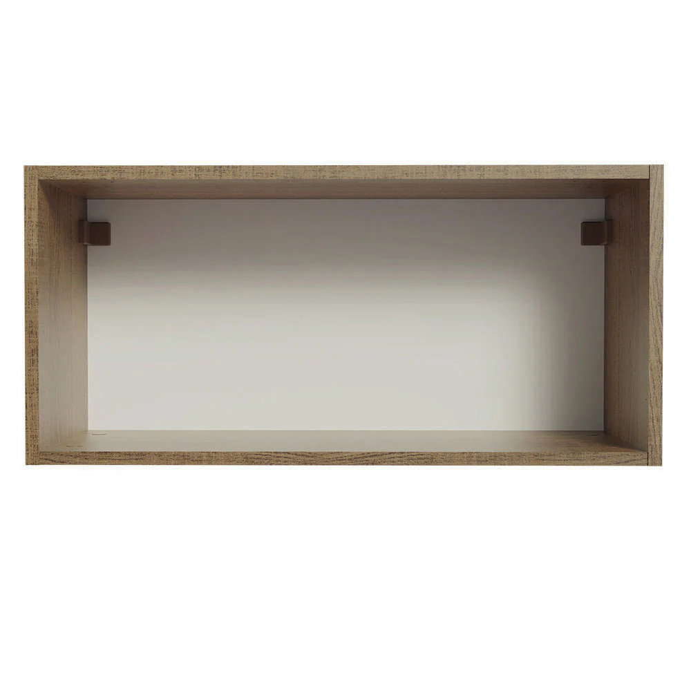 Alacena 70 cm 1 Puerta Agata Marrón/Blanco - Image 7