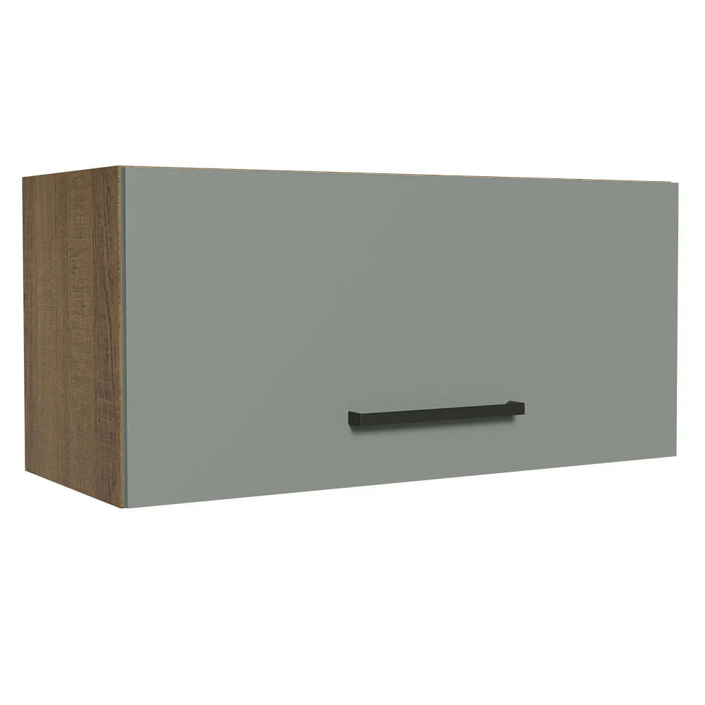 Alacena 70 cm 1 Puerta Agata Marrón/Gris