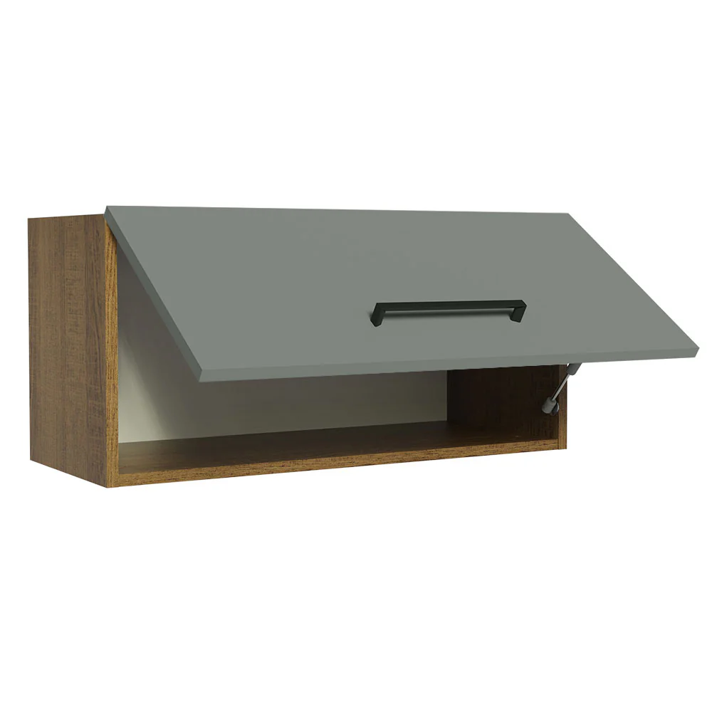 Alacena 70 cm 1 Puerta Agata Marrón/Gris - Image 5