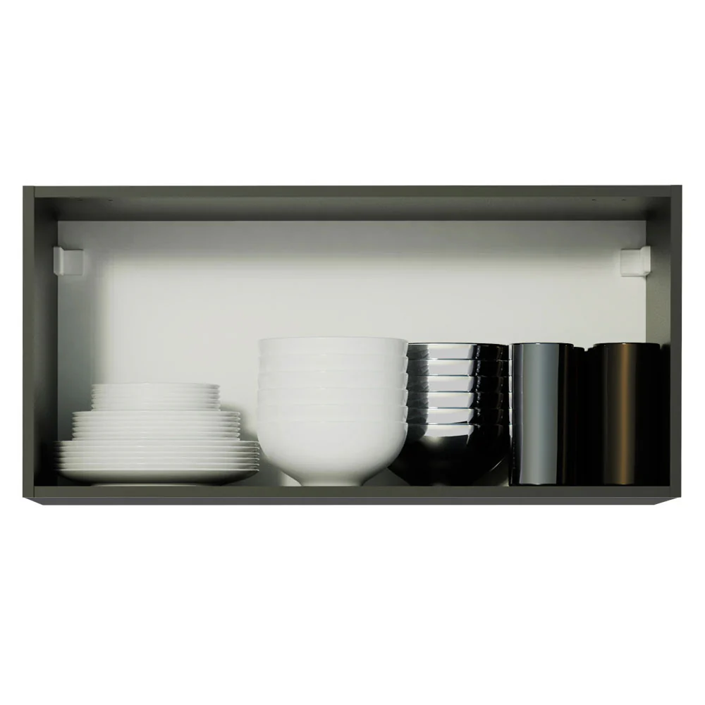 Alacena 70 cm 1 Puerta Reims Negro - Image 3