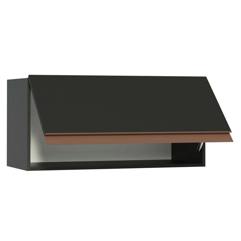 Alacena 70 cm 1 Puerta Reims Negro - Image 6