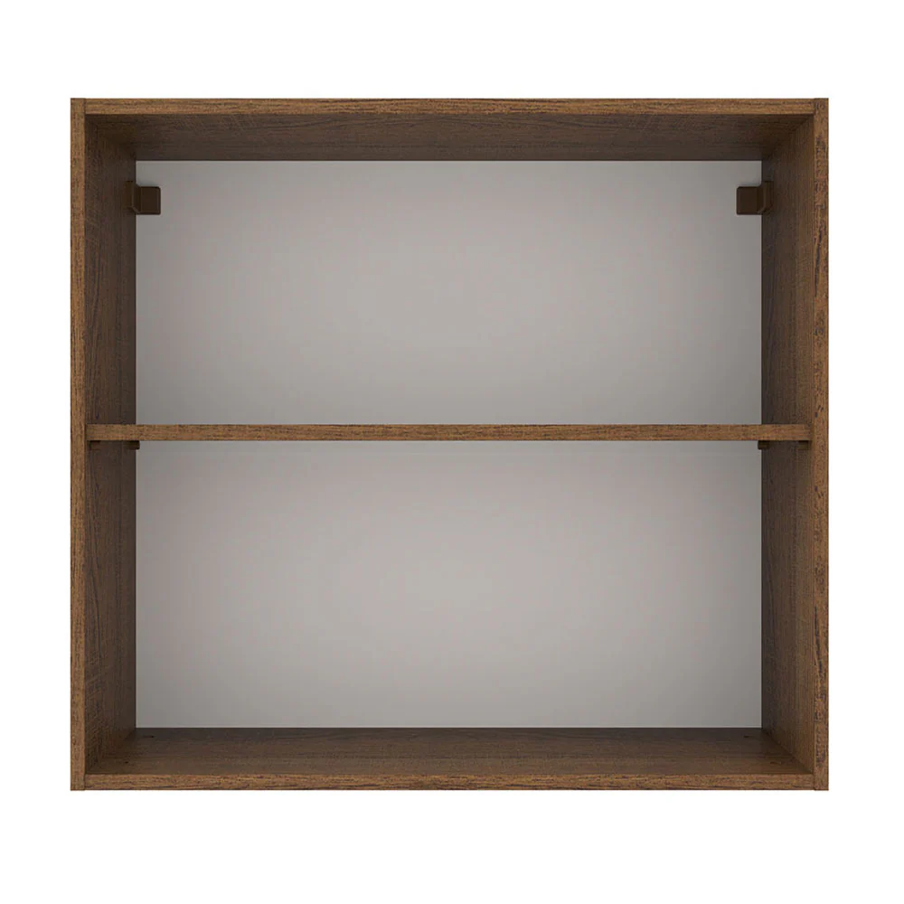 Alacena 70 cm 2 Puertas Agata Marrón/Blanco - Image 5