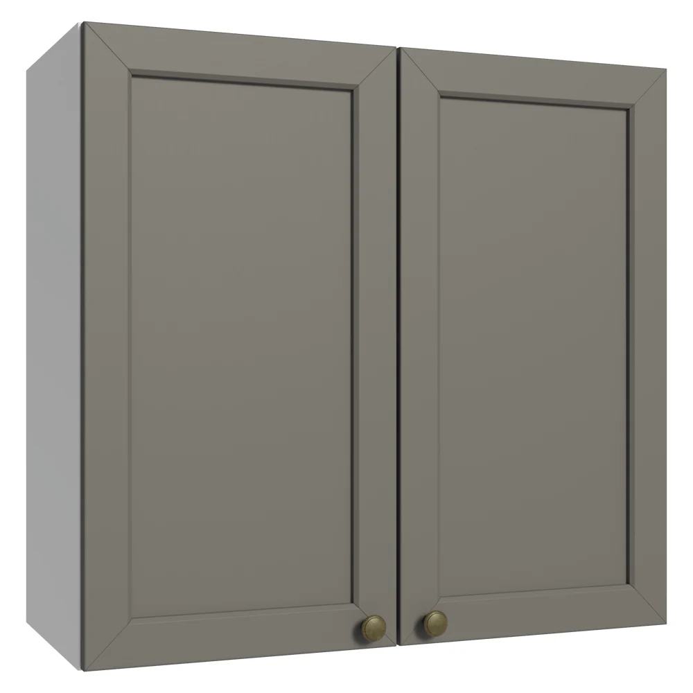 Alacena 70 cm 2 Puertas Blanco/Gris Vik Madesa