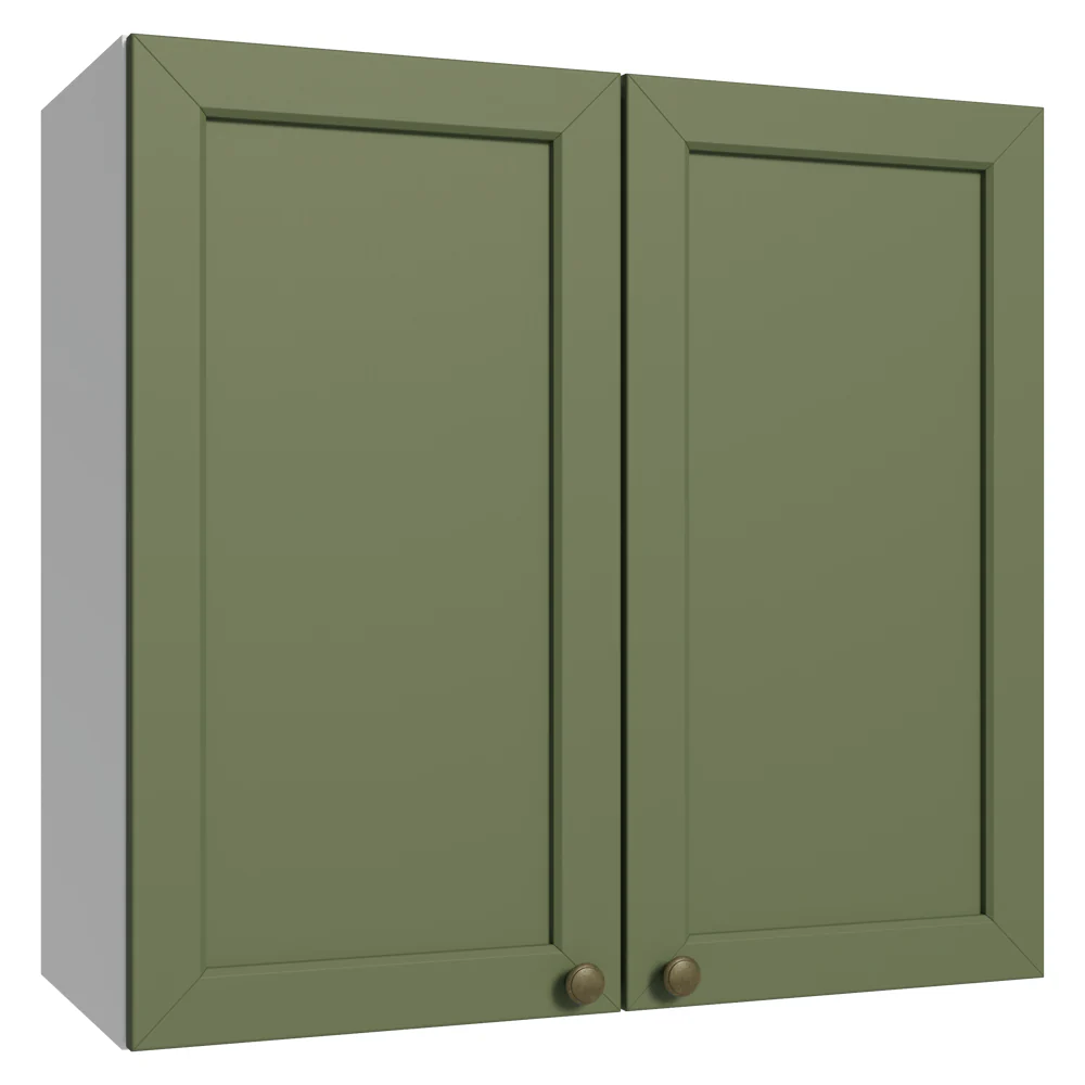 Alacena 70 cm 2 Puertas Blanco/Verde Vik Madesa
