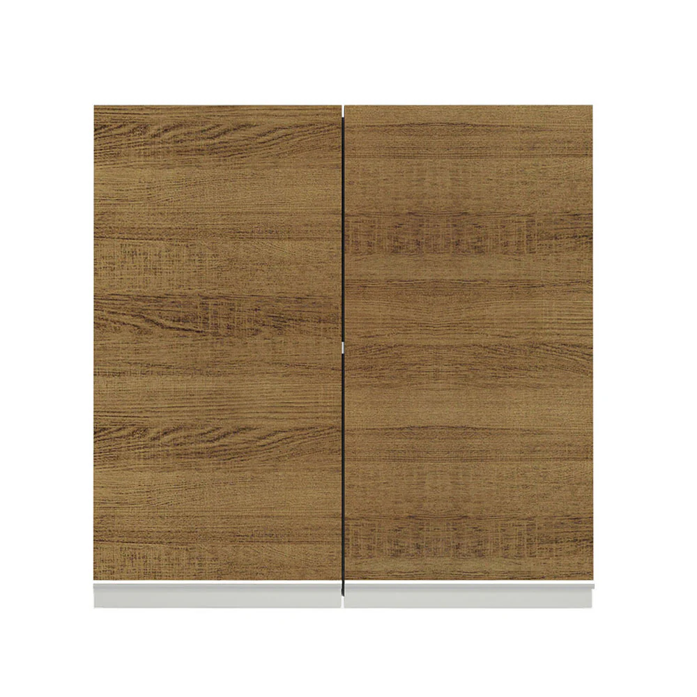 Alacena 70 cm 2 Puertas Glamy Blanco/Marrón - Image 4