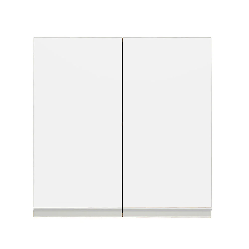 Alacena 70 cm 2 Puertas Marrón/Blanco Glamy Madesa - Image 6
