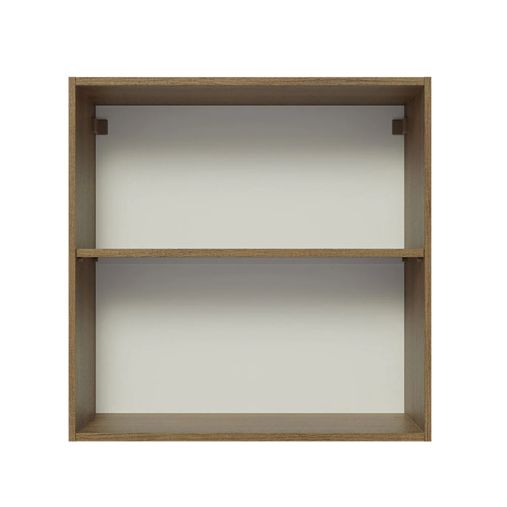 Alacena 70 cm 2 Puertas Marrón/Blanco Glamy Madesa - Image 7