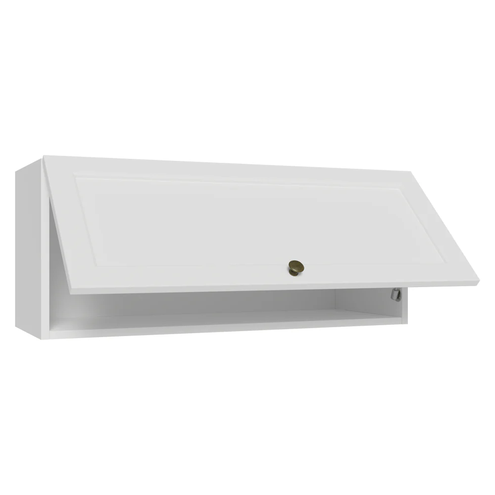 Alacena 80 cm 1 Puerta Puerta Rebatible Blanco Vik Madesa - Image 8