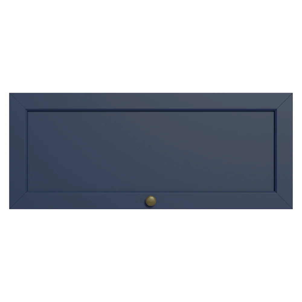 Alacena 80 cm 1 Puerta Puerta Rebatible Marrón/Azul Vik Madesa - Image 9
