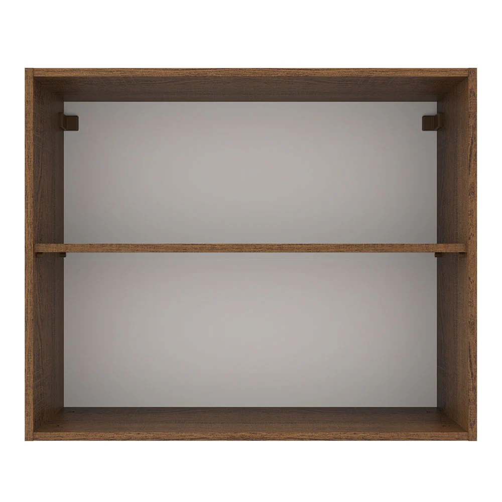 Alacena 80 cm 2 Puertas Agata Marrón/Gris - Image 6