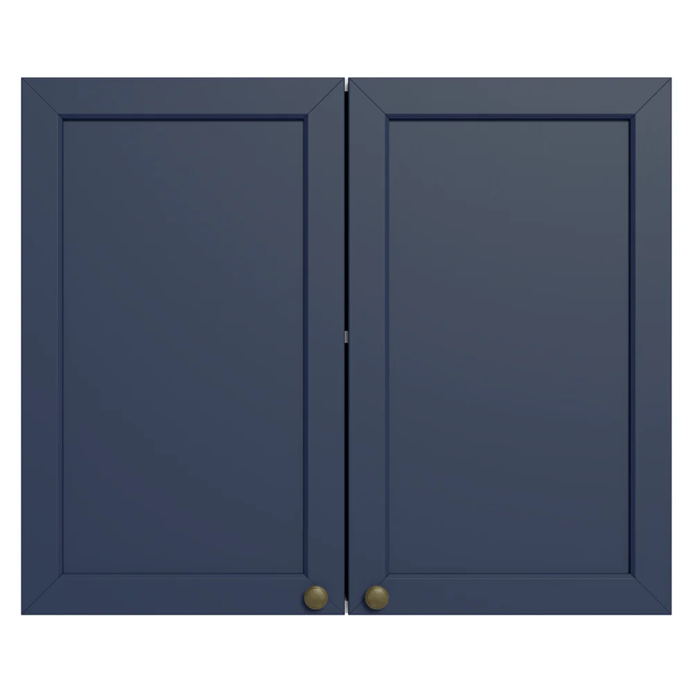 Alacena 80 cm 2 Puertas Blanco/Azul Vik Madesa - Image 9